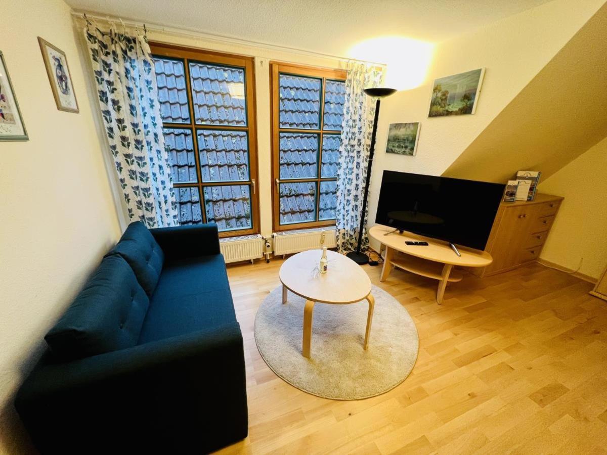 Blaue Tulpe, Balkon Mit Traumblick Apartment Rostock Exterior foto